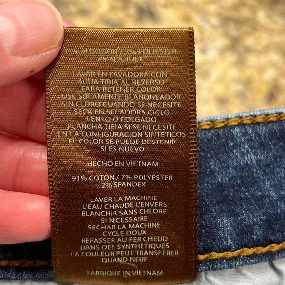 Kut from the Kloth Classic Blue Women's Toothpick Skinny Jeans Size 4 - Picture 10 of 10